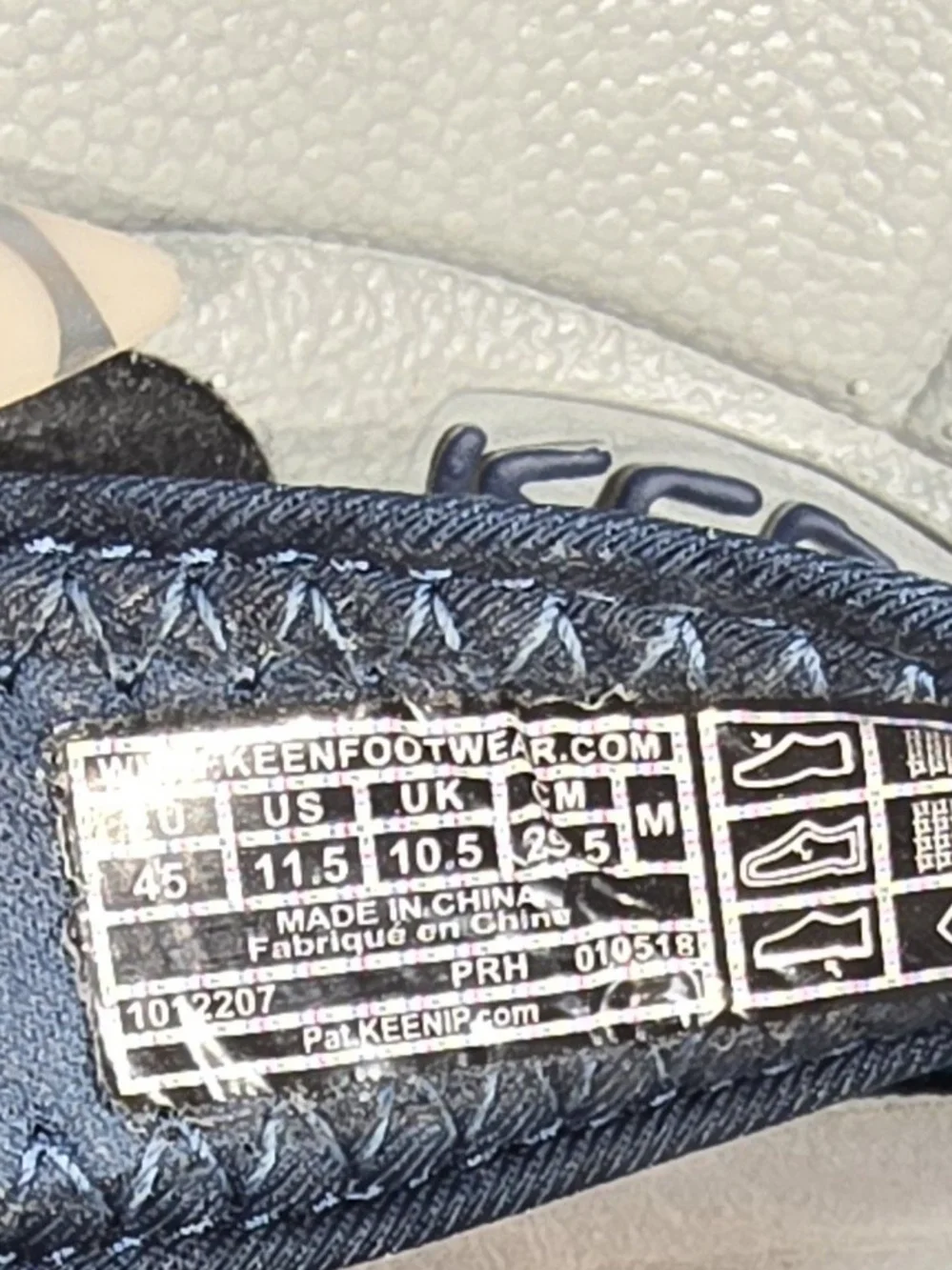 KEEN Men's Navy and Gray Comfort Flip-Flop